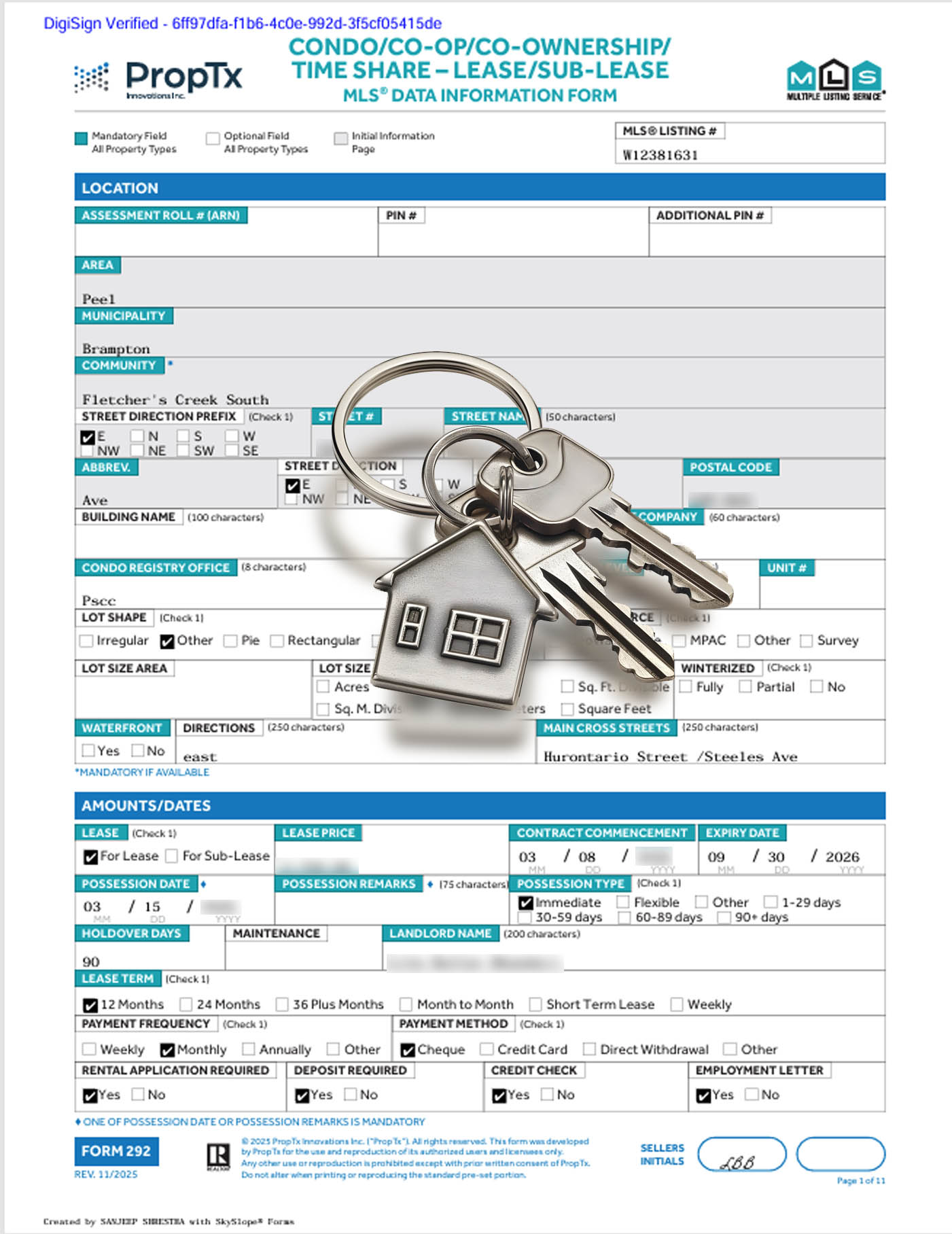 Lease property